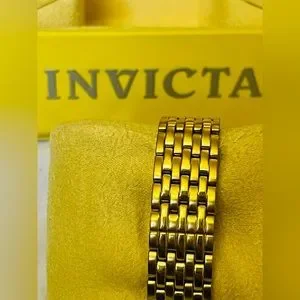 16mm Gold Tone Stainless Steel Invicta Watch. 16 Bezel diamonds. Model # 5375. Invicta | Accessories | 6mm Gold Tone Stainless Steel  main image 4